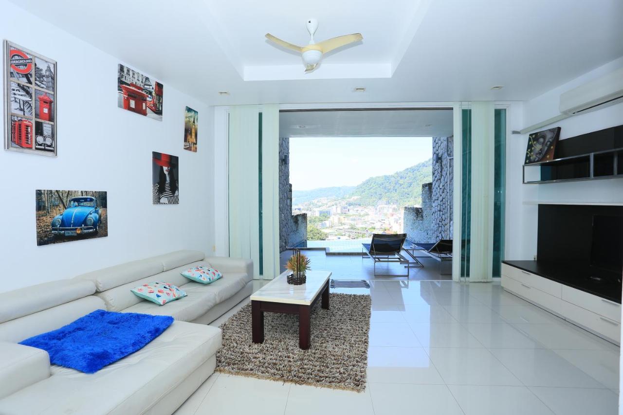 Seaview Villa Patong 芭东海景3卧别墅 5分钟到江西冷 4Bdr Pool Екстериор снимка