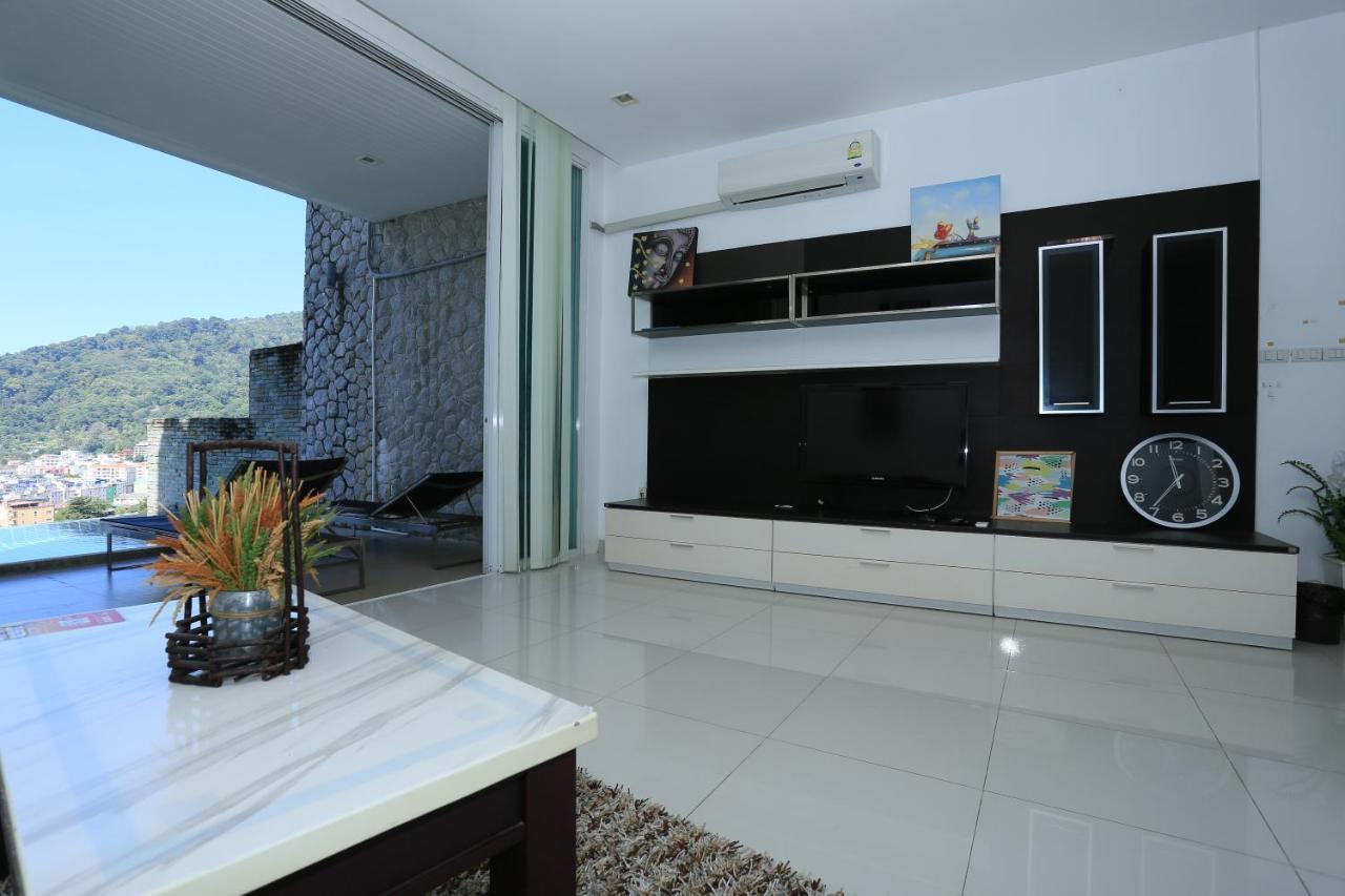 Seaview Villa Patong 芭东海景3卧别墅 5分钟到江西冷 4Bdr Pool Екстериор снимка
