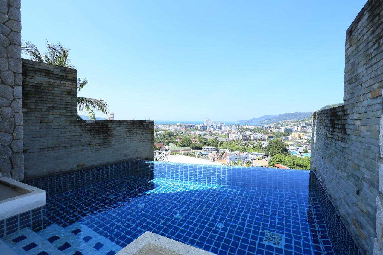 Seaview Villa Patong 芭东海景3卧别墅 5分钟到江西冷 4Bdr Pool Екстериор снимка