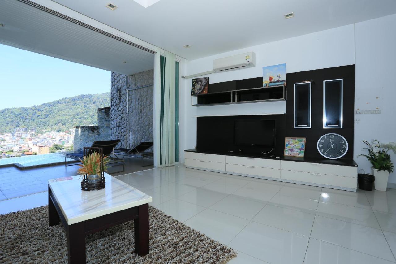 Seaview Villa Patong 芭东海景3卧别墅 5分钟到江西冷 4Bdr Pool Екстериор снимка